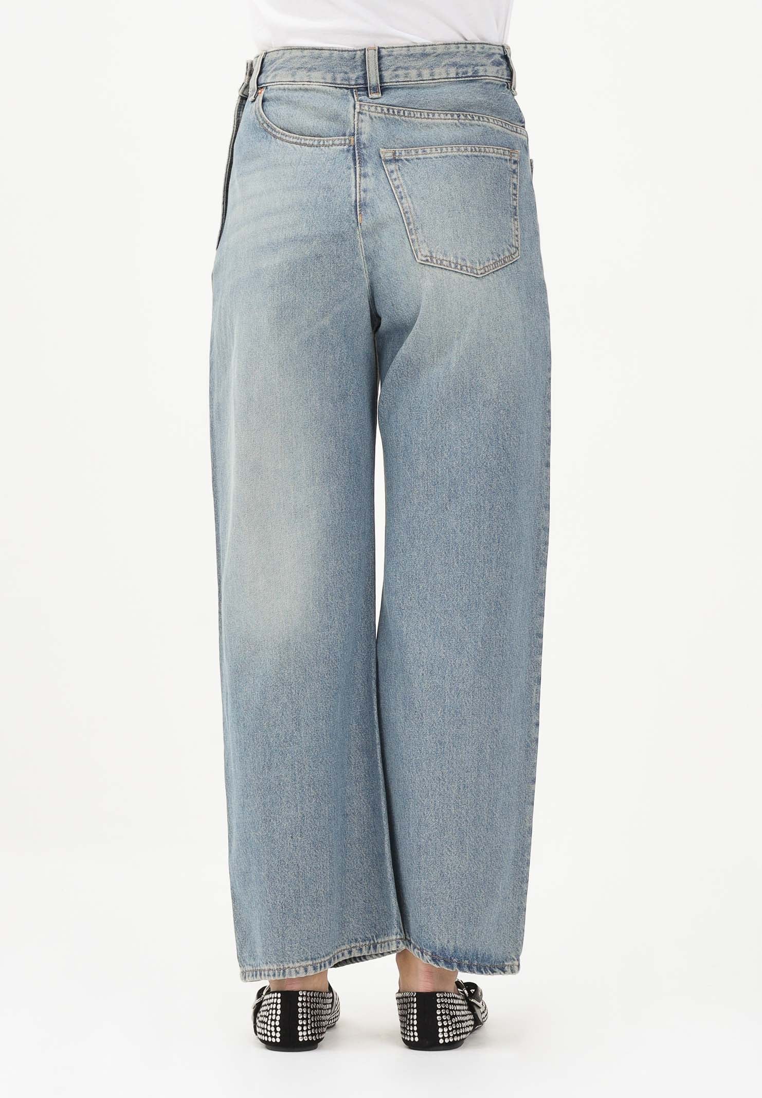 MAISON MARGIELA Jeans in denim chiaro per donna, ragazzi e bambini con chiusura laterale M60969MM06V M601 MAISON MARGIELA 