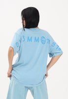 MAISON MARGIELA T-shirt a manica corta azzurra per donna, ragazzi e bambini con stampa M60985MM07Q M6809 MAISON MARGIELA 