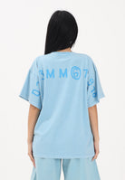 MAISON MARGIELA T-shirt a manica corta azzurra per donna, ragazzi e bambini con stampa M60985MM07Q M6809 MAISON MARGIELA 