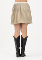 MAISON MARGIELA Gonna corta in ecopelle beige per donna, ragazze e bambine M60999MM07F M6709 MAISON MARGIELA 