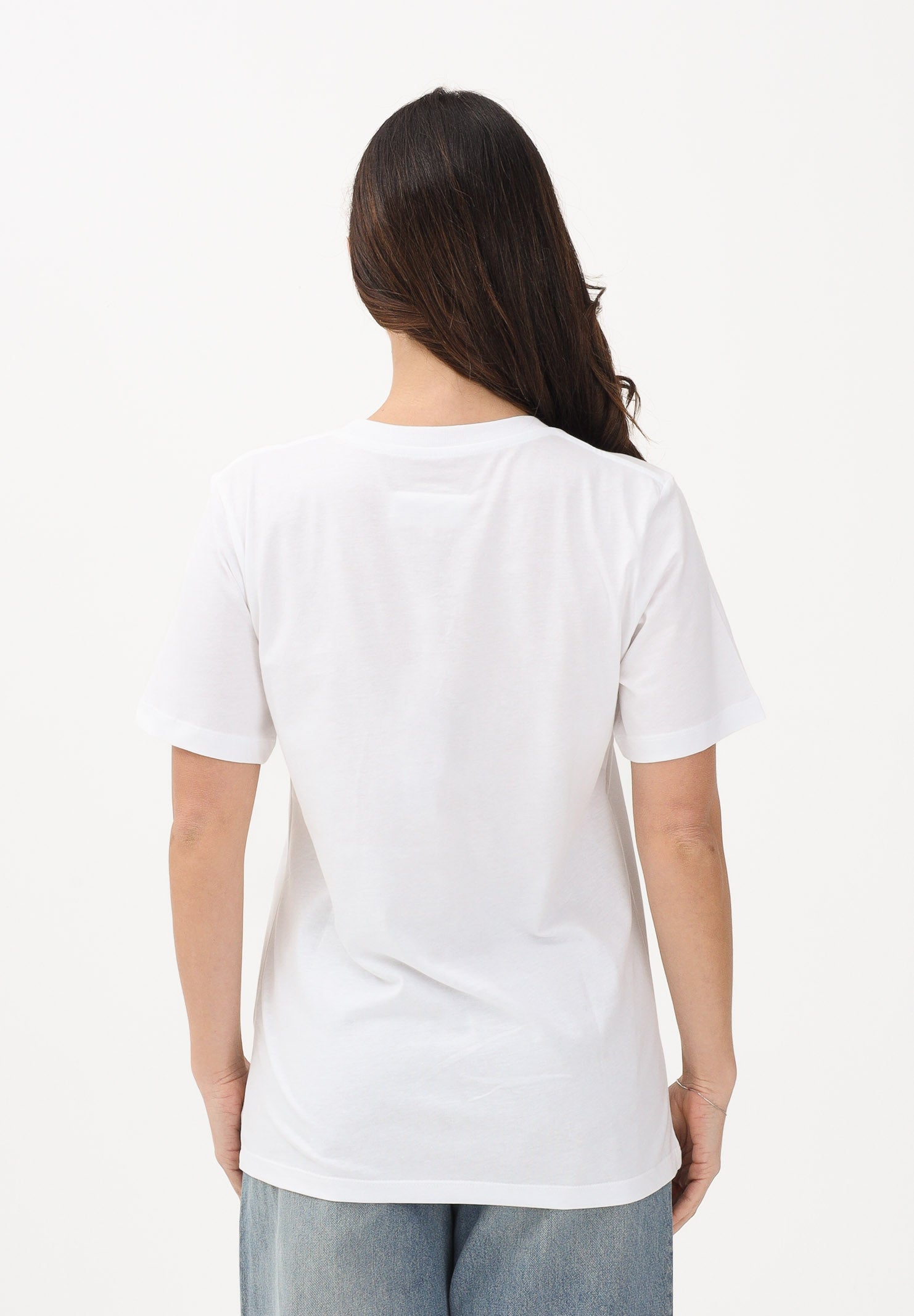 MAISON MARGIELA T-shirt a manica corta bianca per donna, ragazzi e bambini con logo sul petto M61020MM02Y M6100 MAISON MARGIELA 