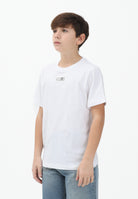 MAISON MARGIELA T-shirt a manica corta bianca per donna, ragazzi e bambini con logo M61022MM04I M6100 MAISON MARGIELA 