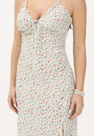 MAR DE MARGARITAS Abito lungo Riley panna da donna con micro stampa floreale MMABW01529 BI115 Mar de margaritas 