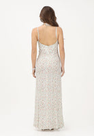 MAR DE MARGARITAS Abito lungo Riley panna da donna con micro stampa floreale MMABW01529 BI115 Mar de margaritas 