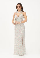 MAR DE MARGARITAS Abito lungo Riley panna da donna con micro stampa floreale MMABW01529 BI115 Mar de margaritas 