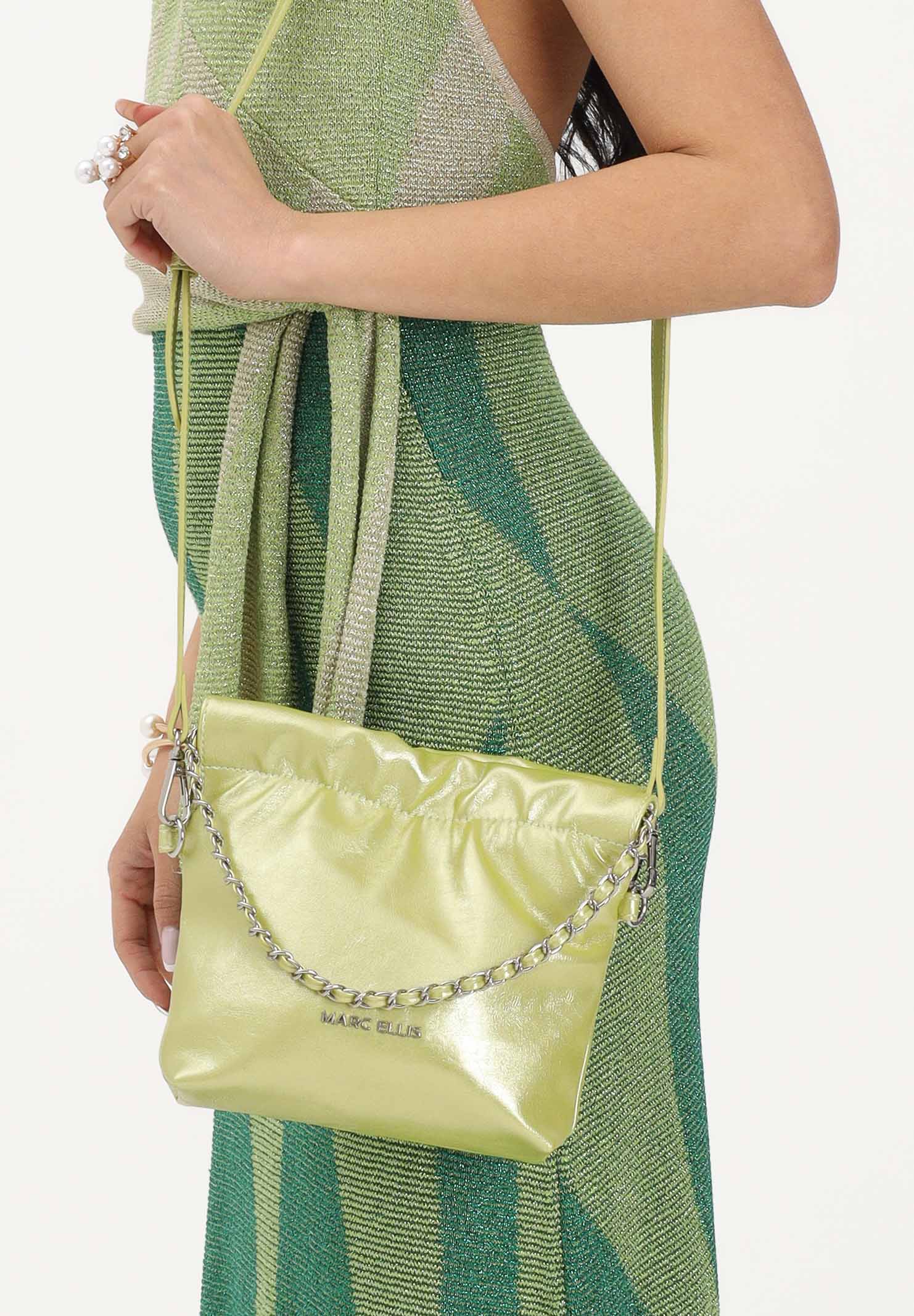 MARC ELLIS Borsa a spalla Ava Pearl verde da donna AVA-PEARL SOGR MARC ELLIS 