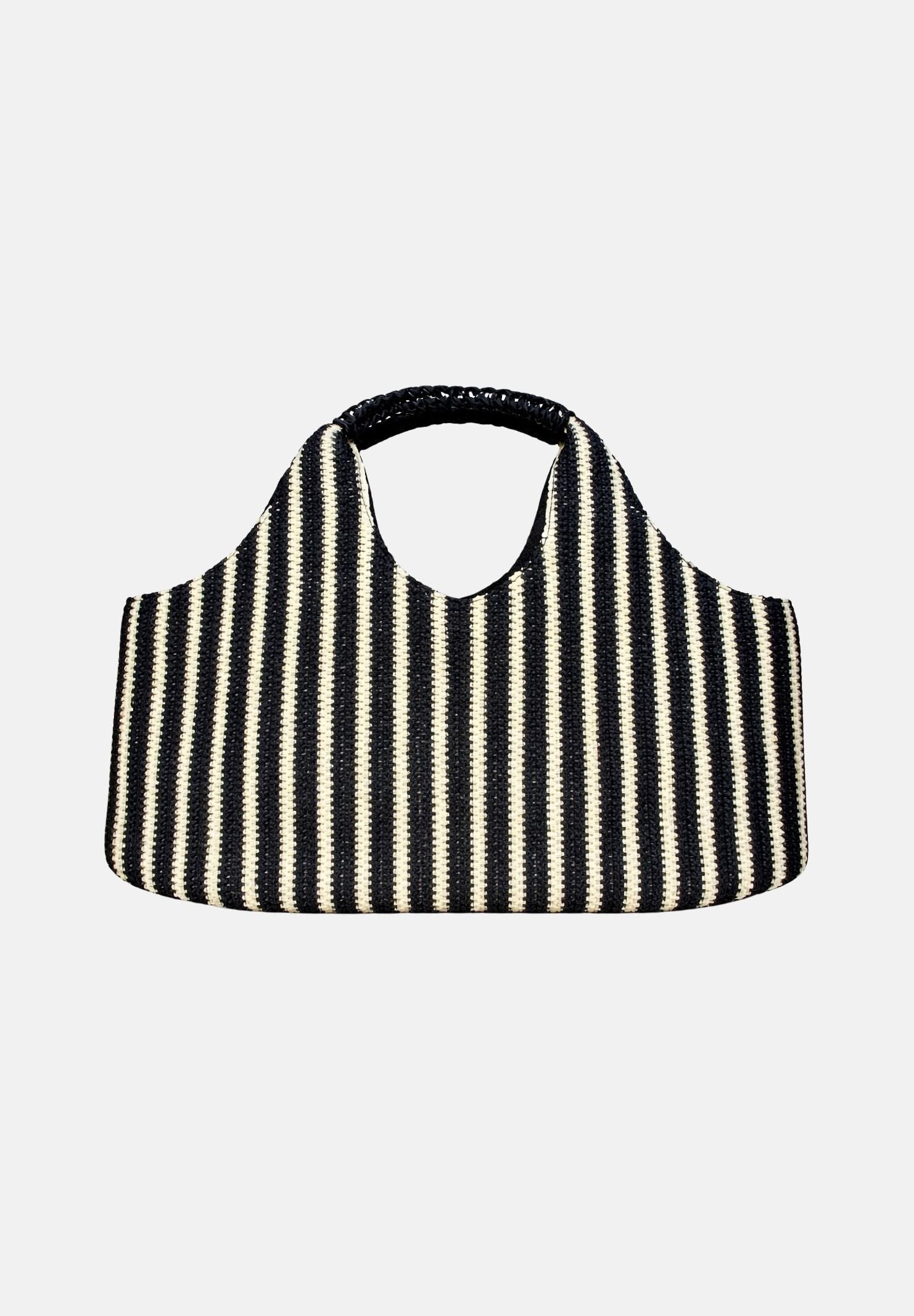 MARC ELLIS Borsa mare Buby Eivissa nera e panna da donna BUBY-EIVISSA BLSA MARC ELLIS 