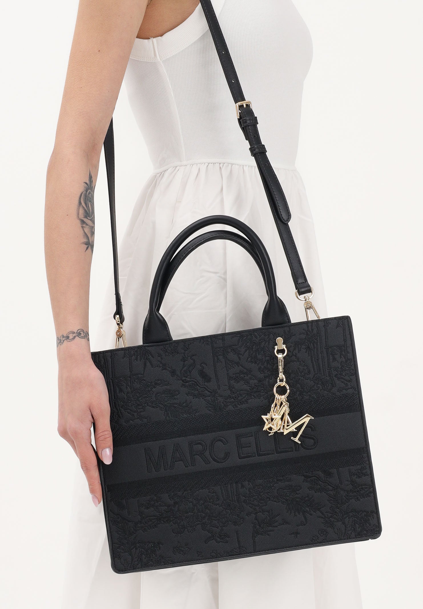 MARC ELLIS Borsa a mano Buby Luxe nera da donna BUBY-LUXE BL MARC ELLIS 