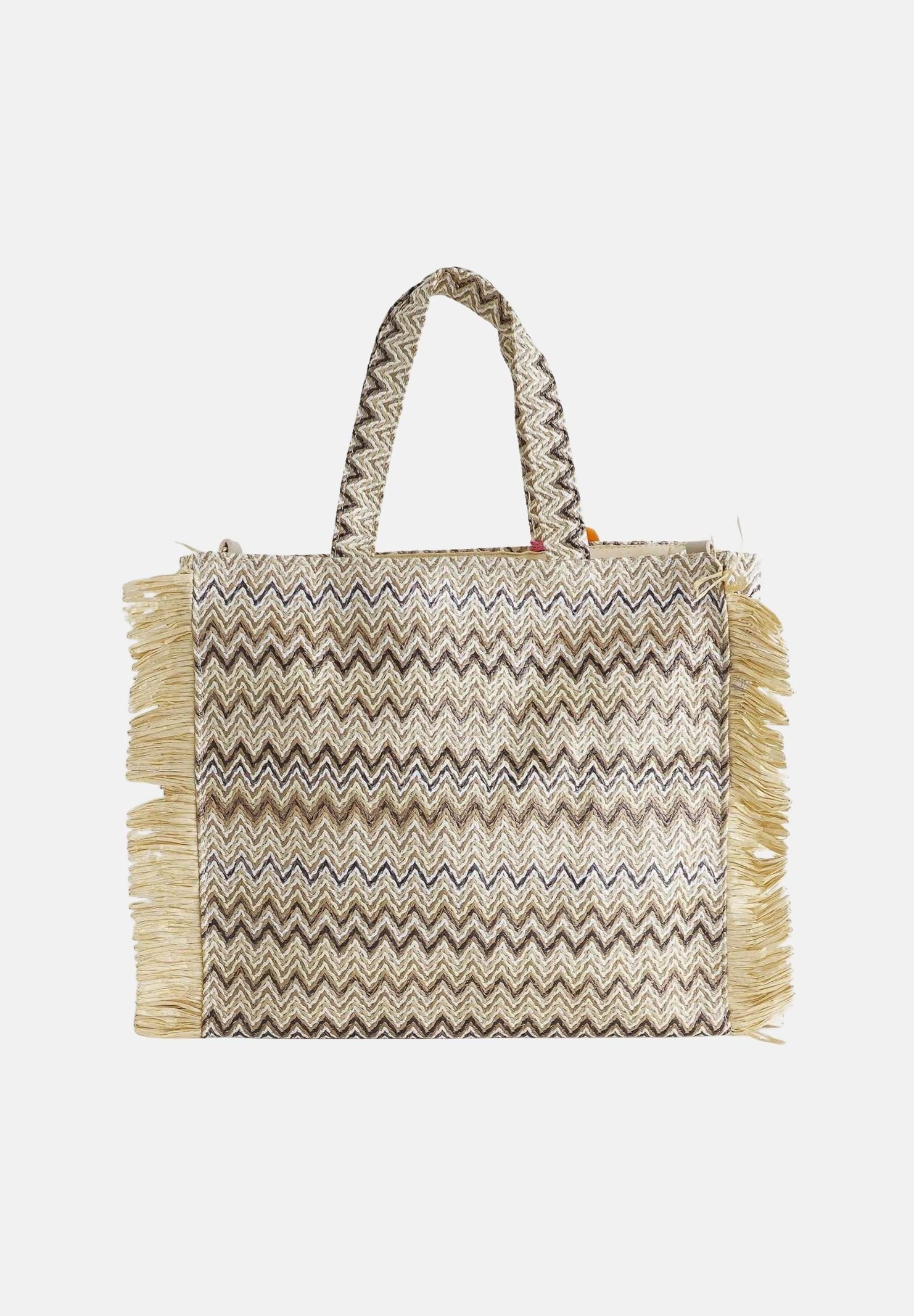 MARC ELLIS Borsa BUBY S CLAIRE L in rafia beige da donna BUBY-S-CLAIRE-L MUNA MARC ELLIS 
