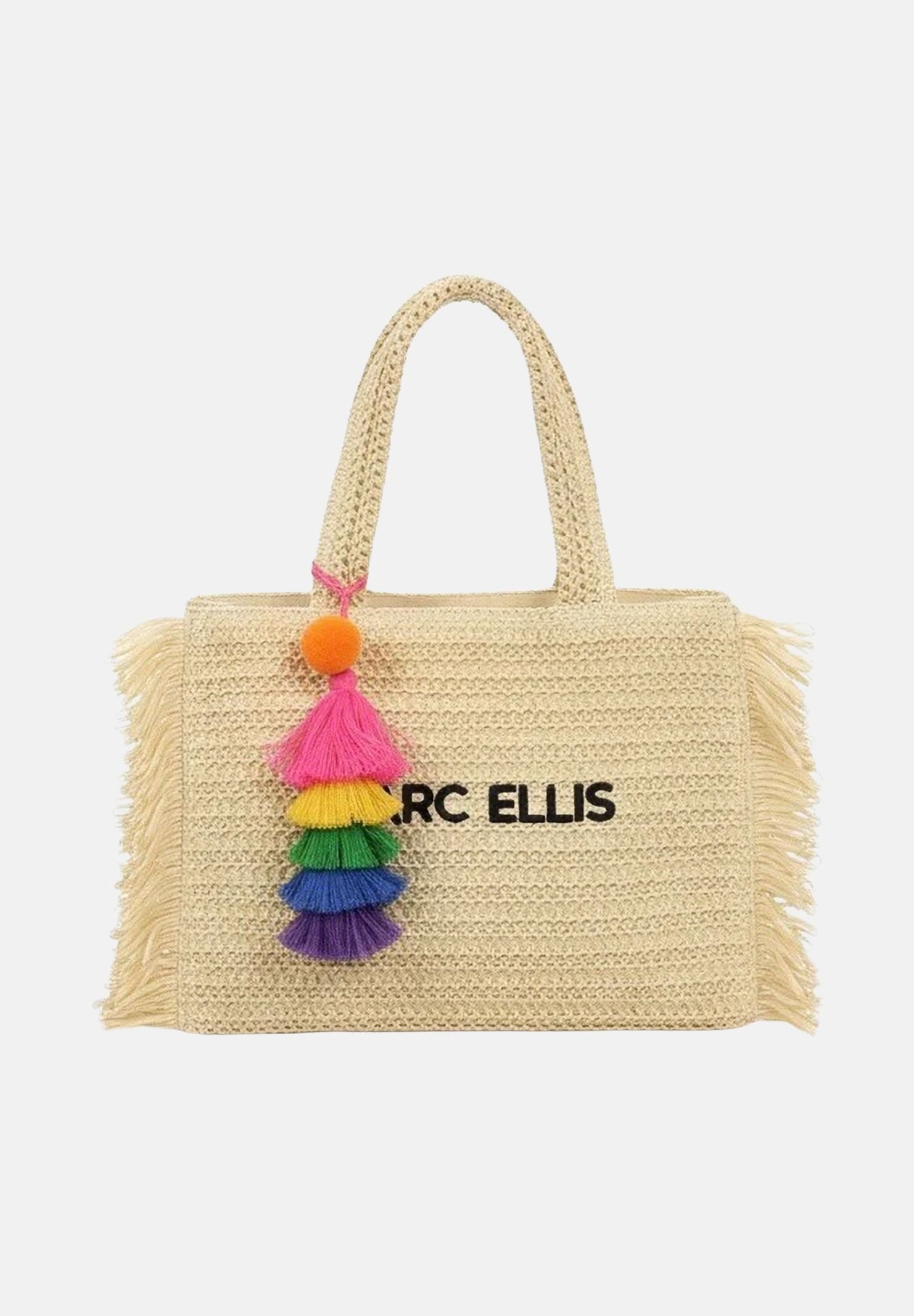 MARC ELLIS Borsa BUBY S CLAIRE L in rafia beige da donna BUBY-S-CLAIRE-L NA MARC ELLIS 