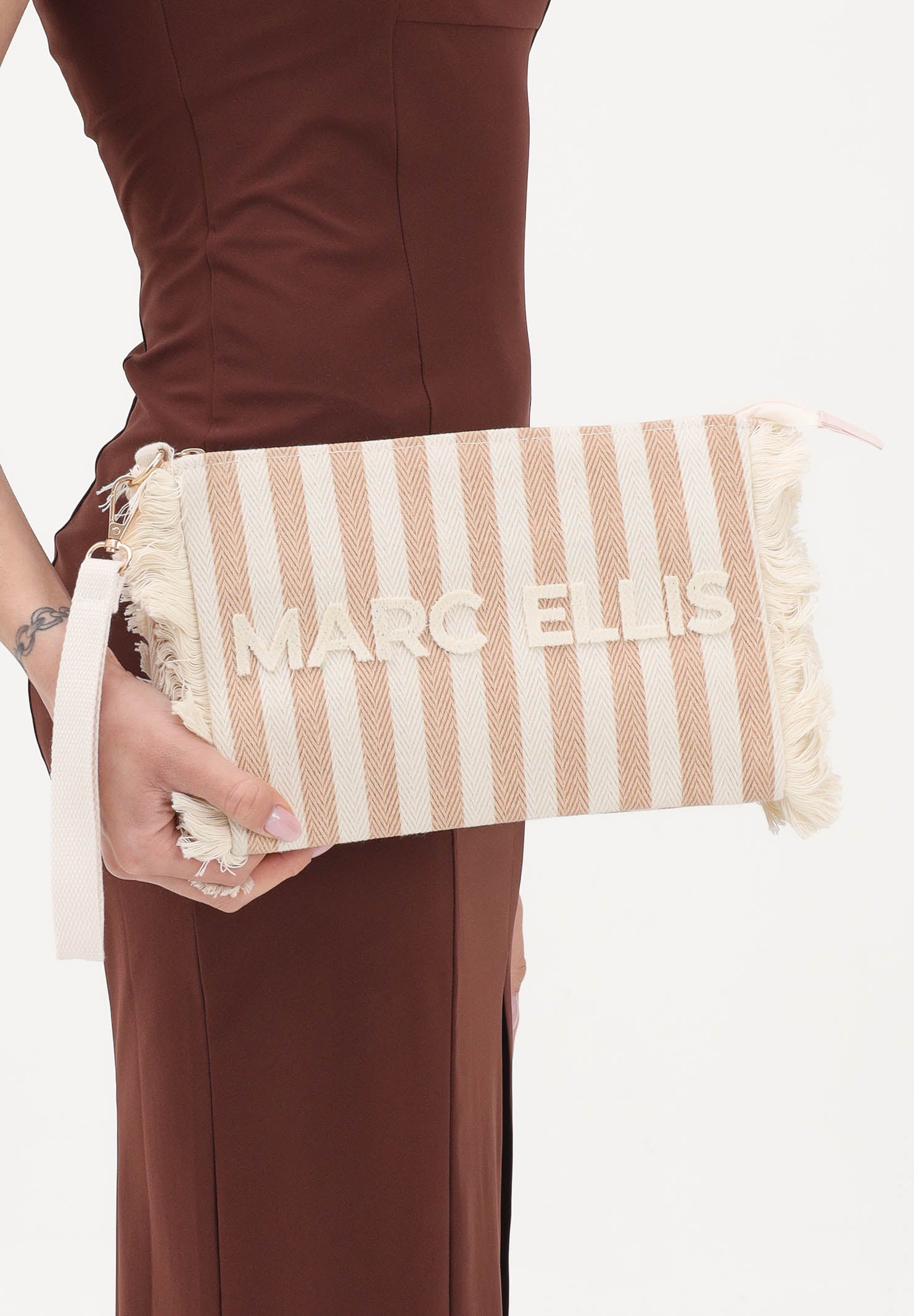 MARC ELLIS Pochette Buby S Joan C panna e beige da donna BUBY-S-JOAN-C LITA MARC ELLIS 