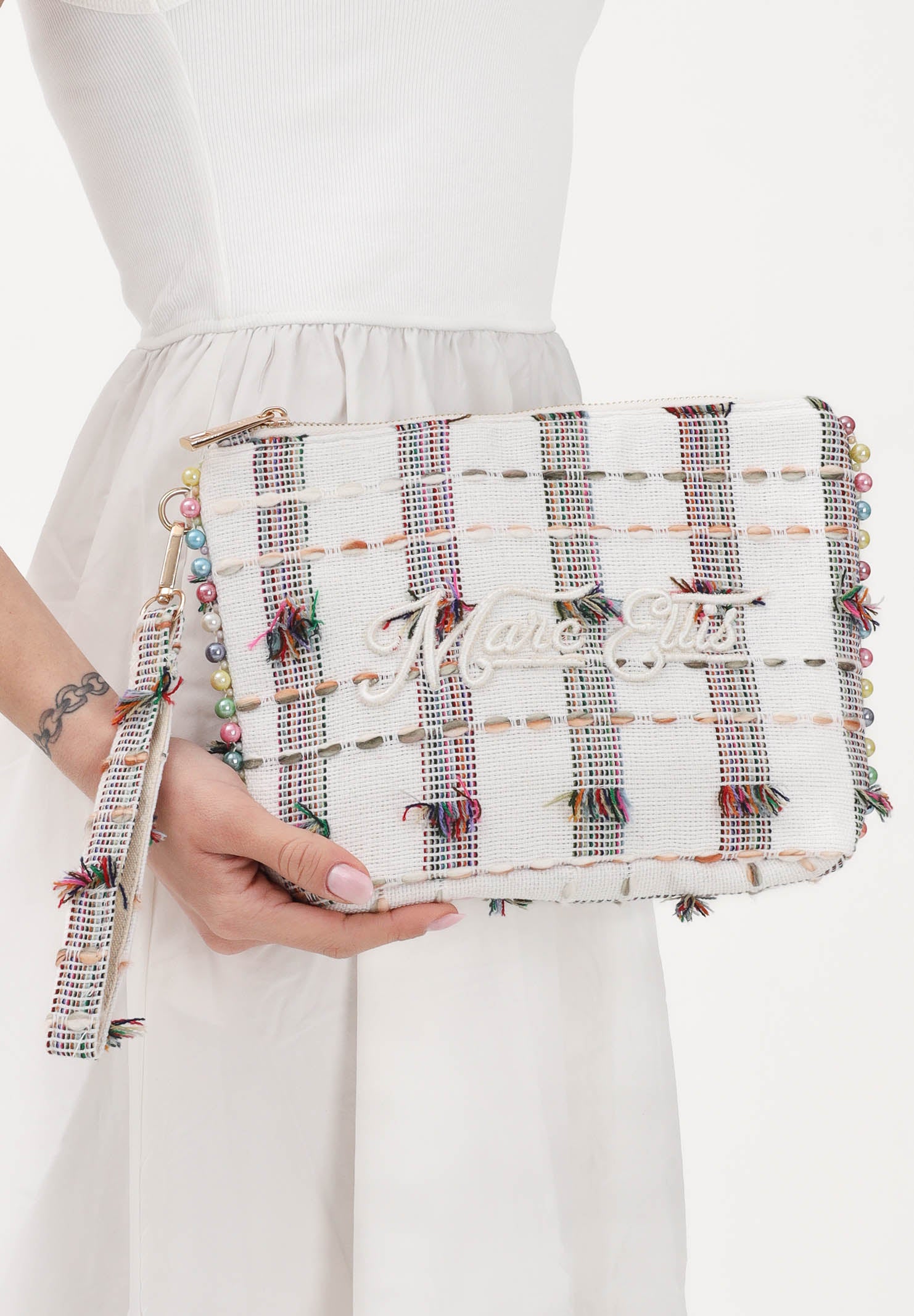 MARC ELLIS Pochette CASSY INDY 26 bianca da donna CASSY-INDY26 10 MARC ELLIS 