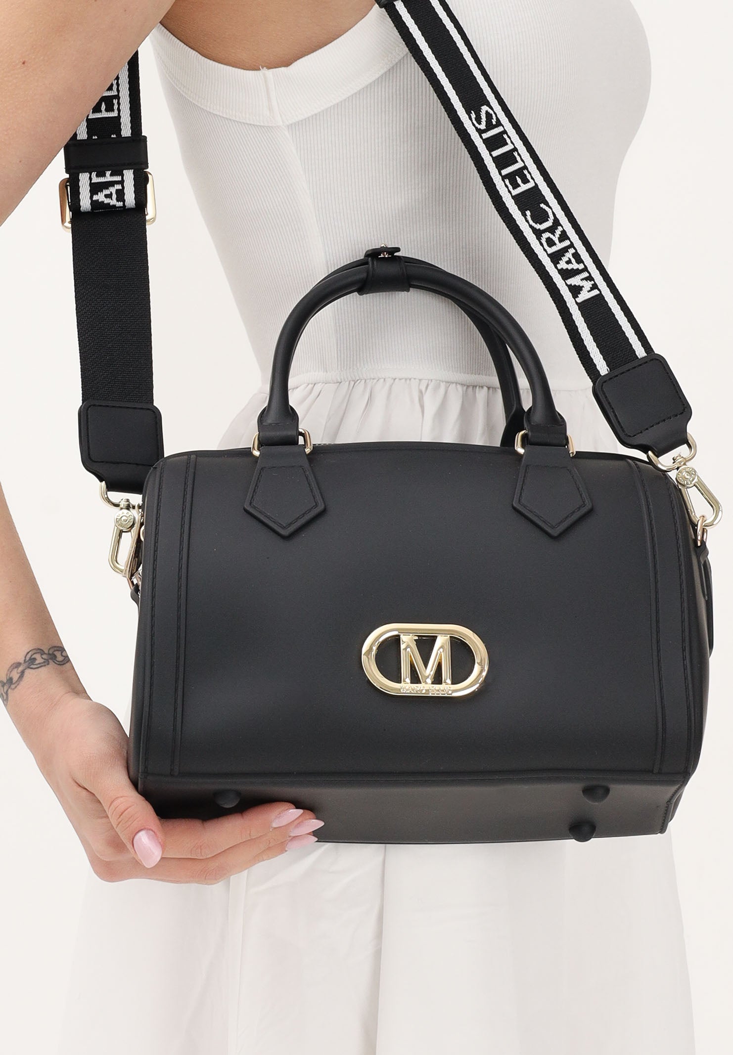MARC ELLIS Borsa a mano FLAT-ESTRELLA-L nera da donna FLAT-ESTRELLA-L BLLIGO MARC ELLIS 