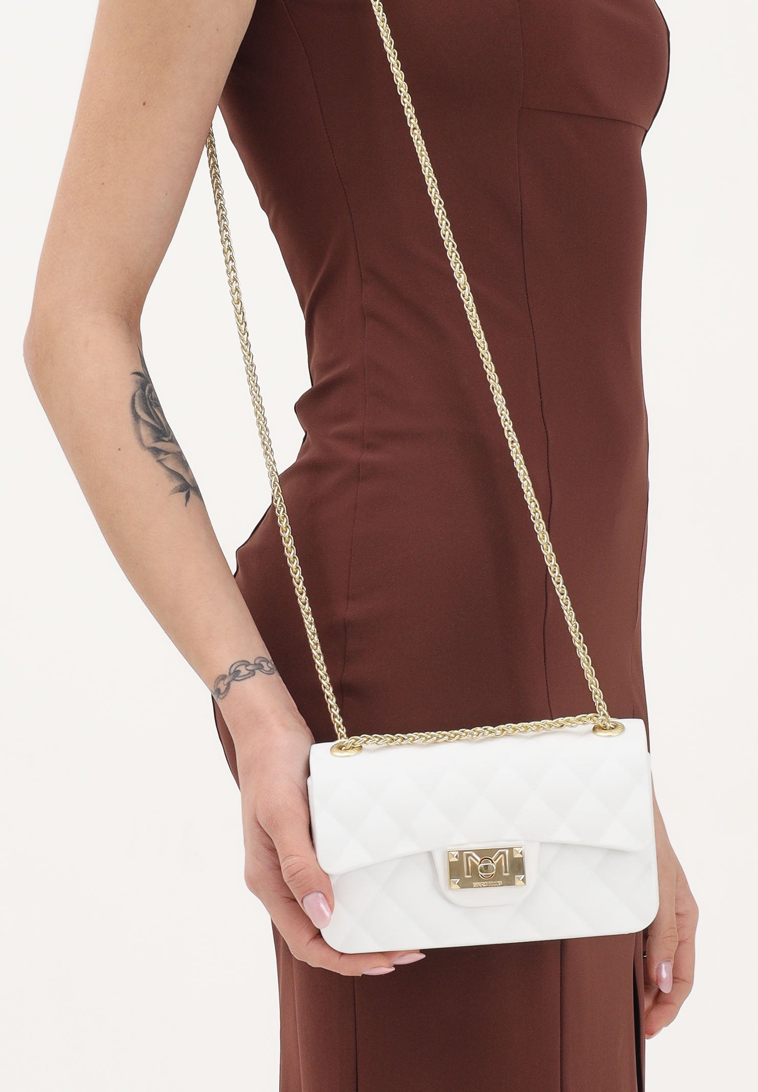 MARC ELLIS Borsa a tracolla Flat Falcon XS bianca da donna FLAT-FALCON-XS MIMAGO MARC ELLIS 