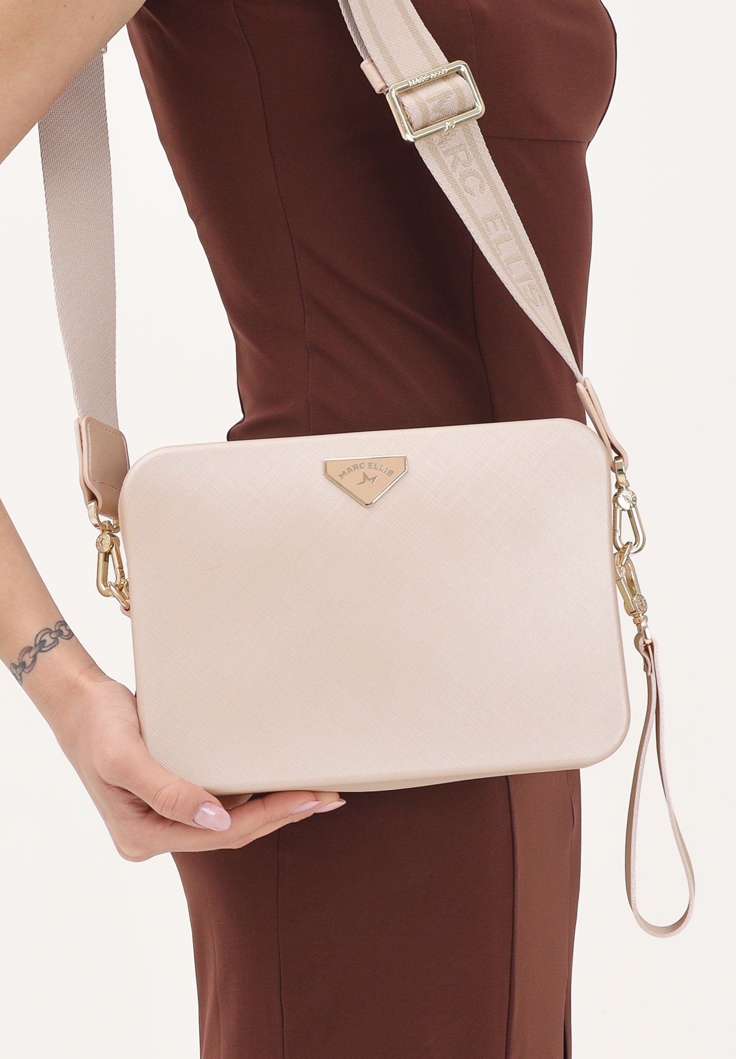 MARC ELLIS Pochette FLAT-FLOWE-26 beige da donna FLAT-FLOWE-26 LITALIGO MARC ELLIS 