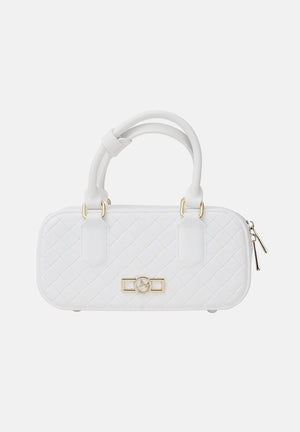 MARC ELLIS Borsa a mano Flat Glitty bianca da donna FLAT-GLITTY MILIGO MARC ELLIS 