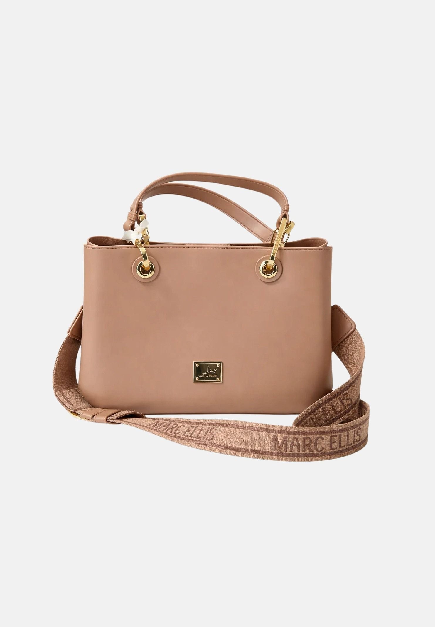 MARC ELLIS Borsa a mano Flat Kira cammello da donna FLAT-KIRA MOMOLIGO MARC ELLIS 