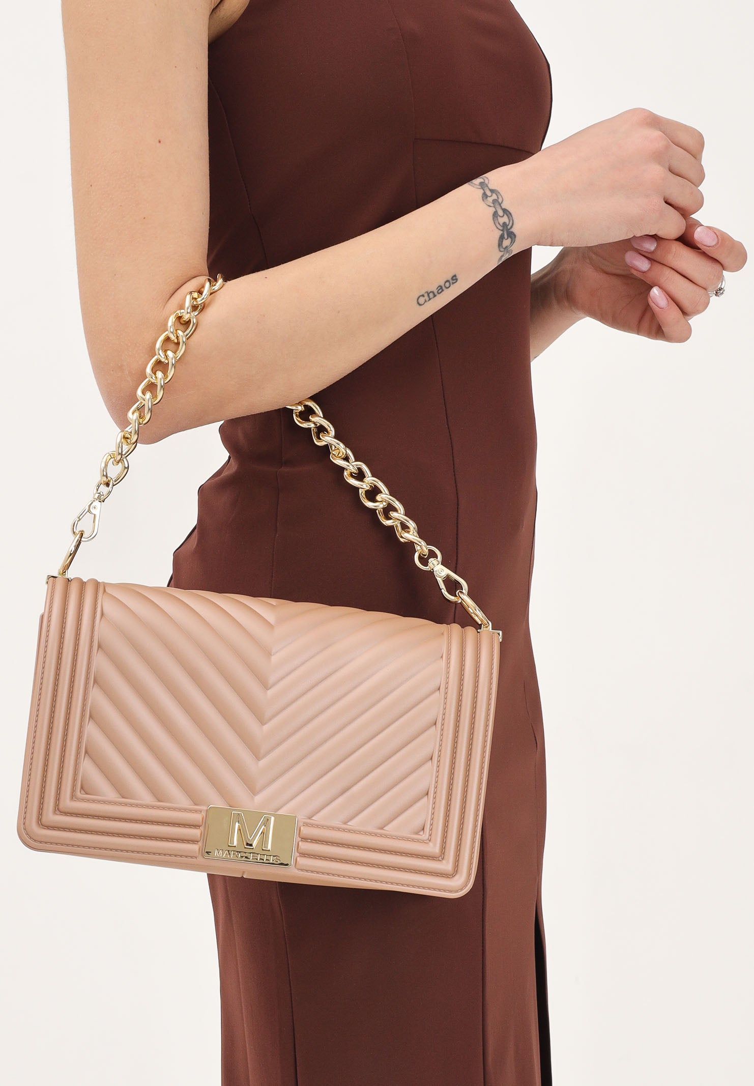MARC ELLIS Borsa a tracolla Flat M 26 beige da donna FLAT-M-26 MOMOLIGO MARC ELLIS 