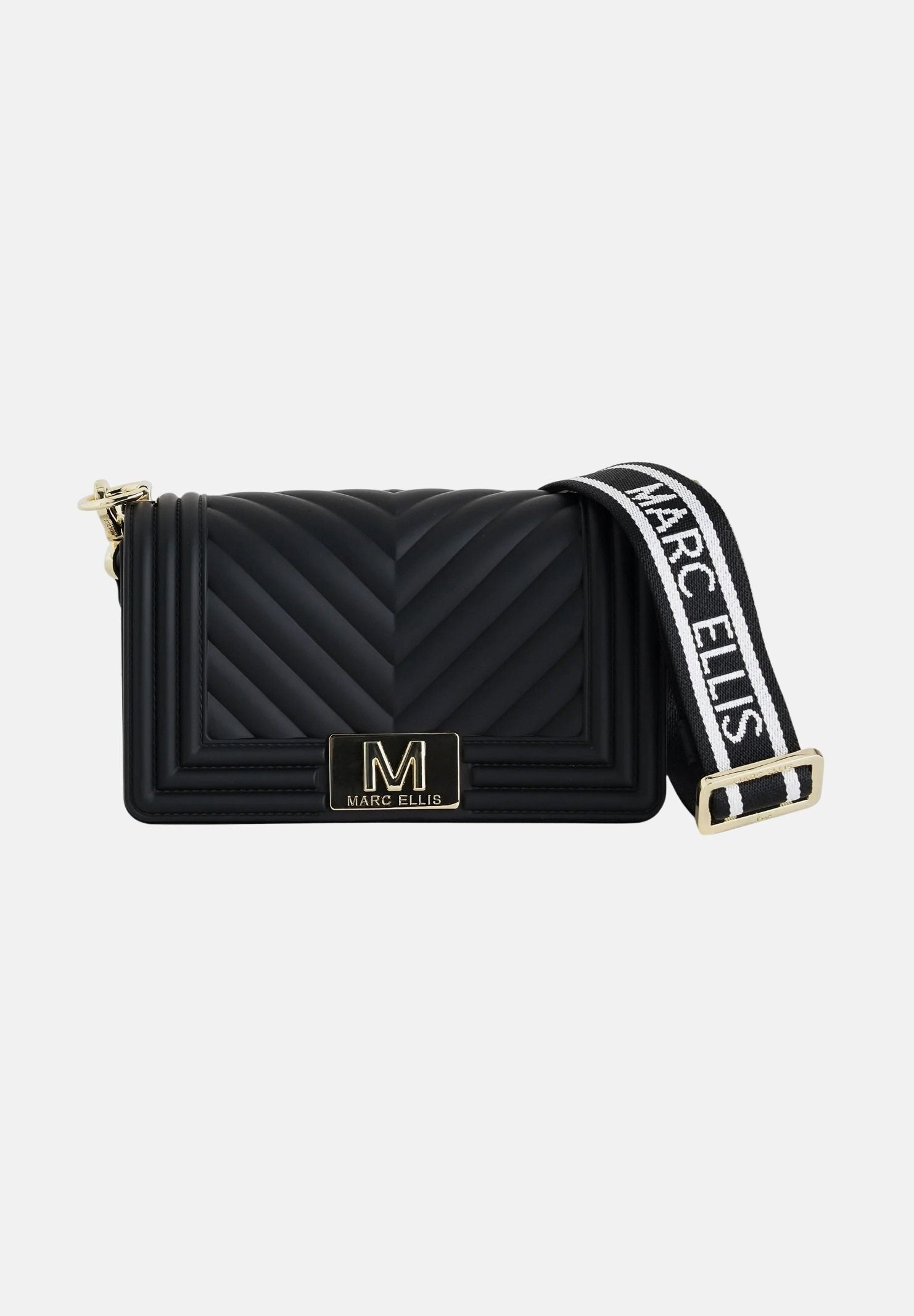 MARC ELLIS Borsa a tracolla Flat S 26 nera da donna FLAT-S26 BLLIGO MARC ELLIS 