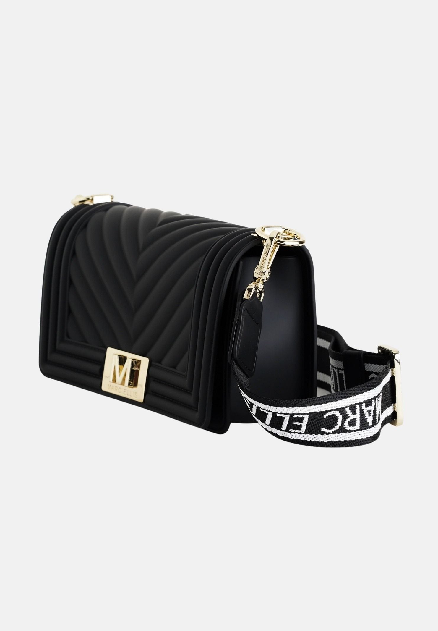 MARC ELLIS Borsa a tracolla Flat S 26 nera da donna FLAT-S26 BLLIGO MARC ELLIS 