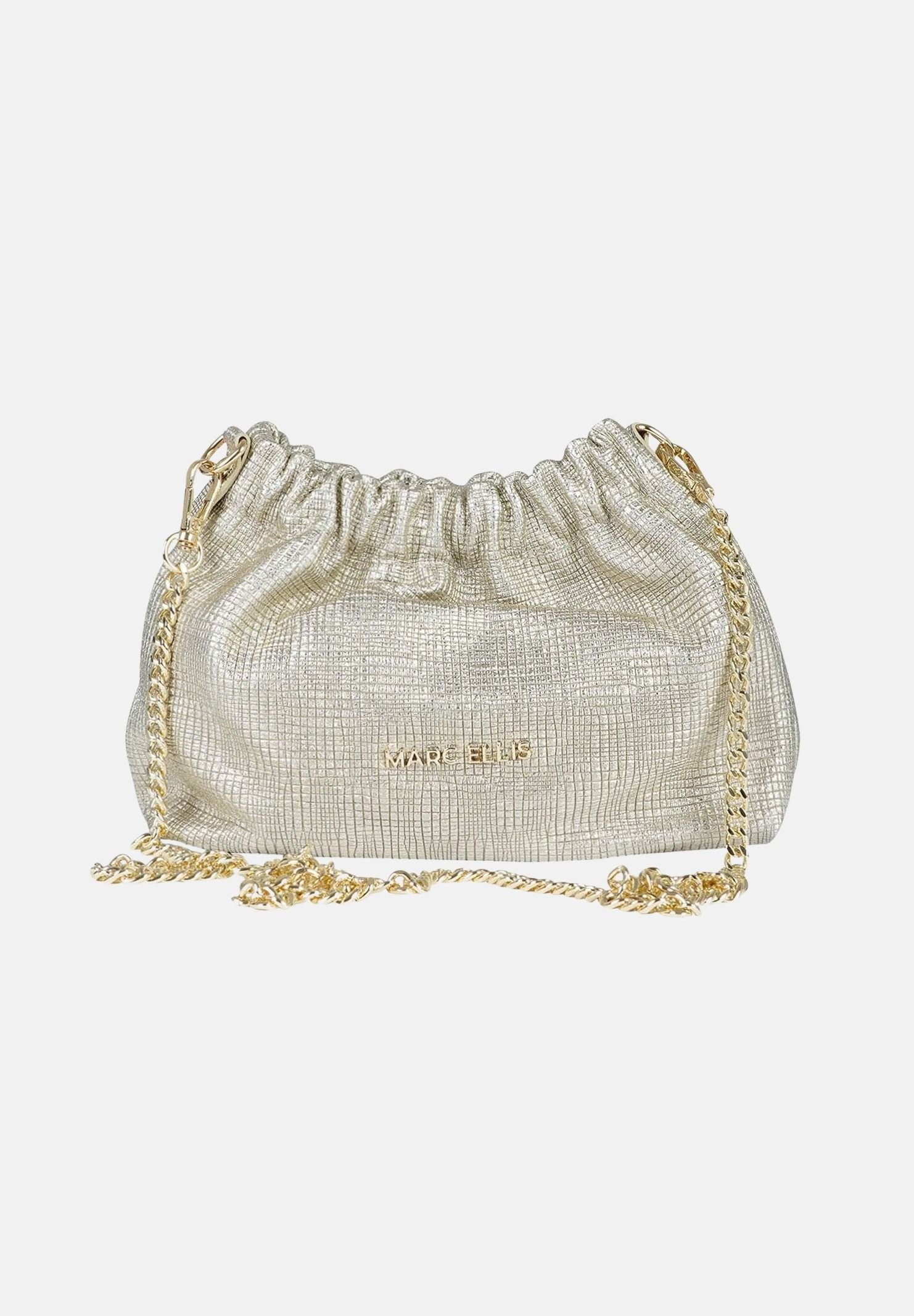 MARC ELLIS Borsa a tracolla Helena Suede oro da donna HELENA-SUEDE-RF GO MARC ELLIS 