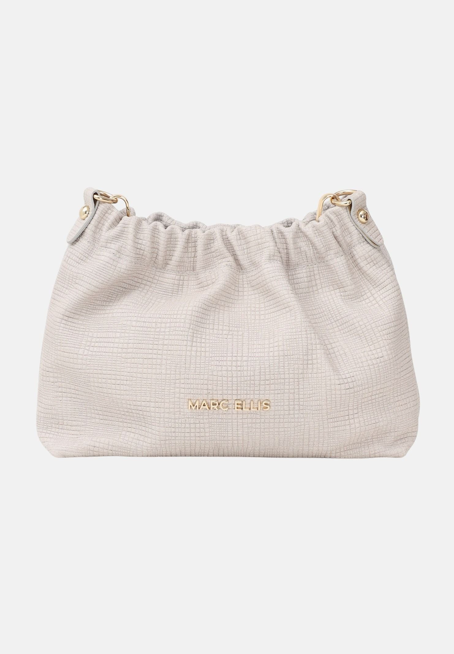 MARC ELLIS Borsa a tracolla Helena Suede panna da donna HELENA-SUEDE-RF OFBLGO MARC ELLIS 