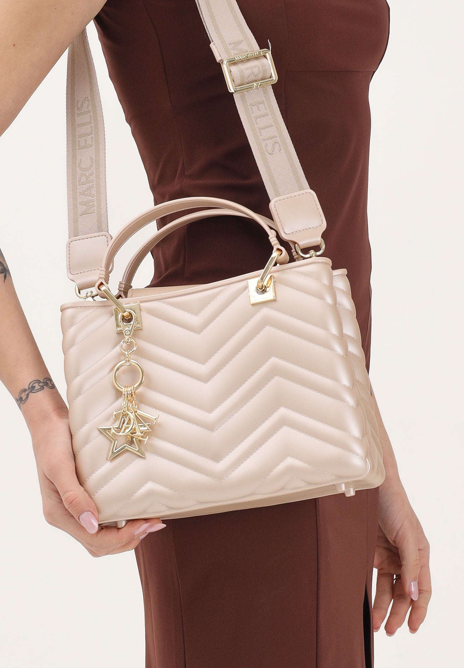 MARC ELLIS Borsa a mano Krissy Wave M rosa cipria da donna KRISSY-WAVE-M LITALIGO MARC ELLIS 