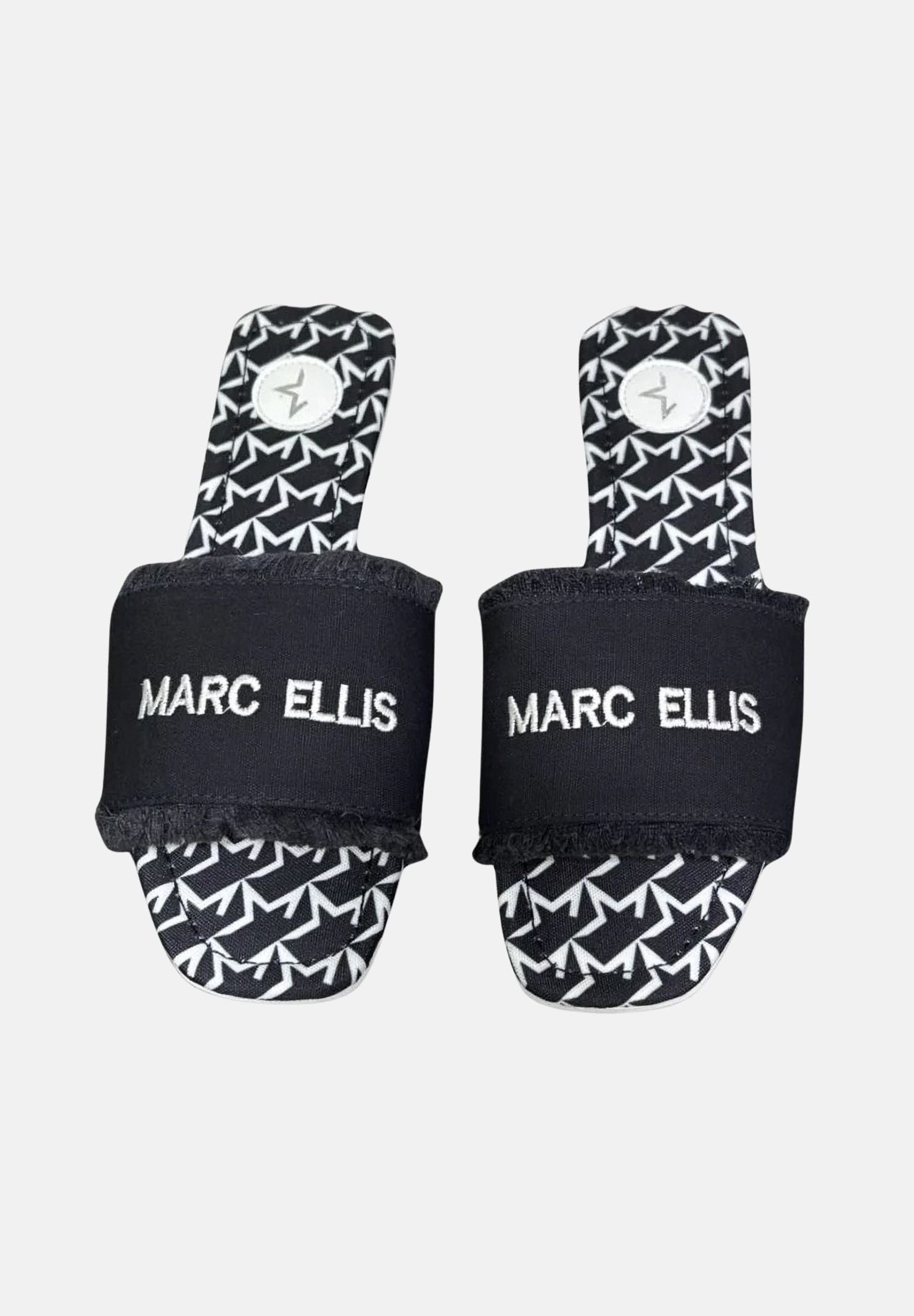 MARC ELLIS Ciabatte nere da donna con logo ME261C100 BX1 MARC ELLIS 