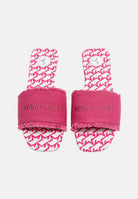 MARC ELLIS Ciabatte bianche e fucsia da donna con logo ME261C100 PXX MARC ELLIS 