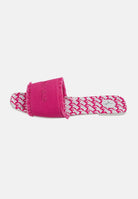 MARC ELLIS Ciabatte bianche e fucsia da donna con logo ME261C100 PXX MARC ELLIS 