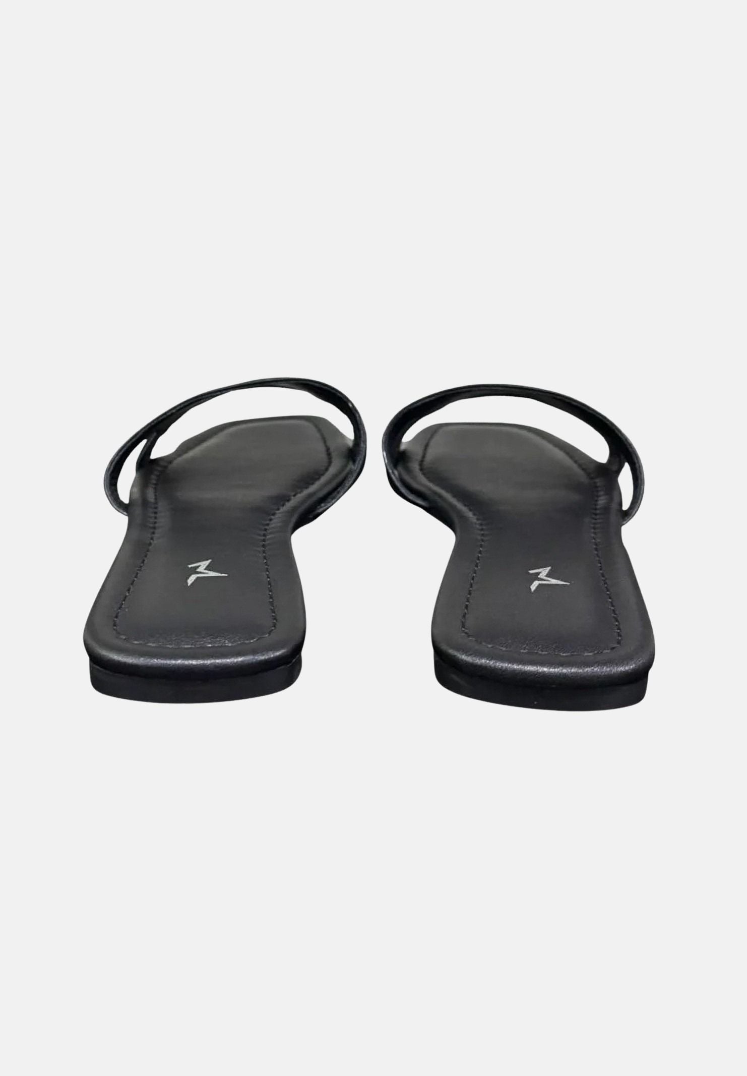 MARC ELLIS Ciabatte flat nere da donna con logo ME261C150 BX1 MARC ELLIS 