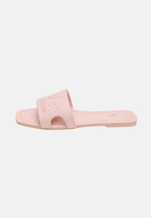 MARC ELLIS Ciabatte flat rosa da donna con logo ME261C150 LP3 MARC ELLIS 