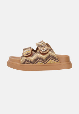 MARC ELLIS Ciabatte platform cuoio da donna ME261D300 CO1 MARC ELLIS 
