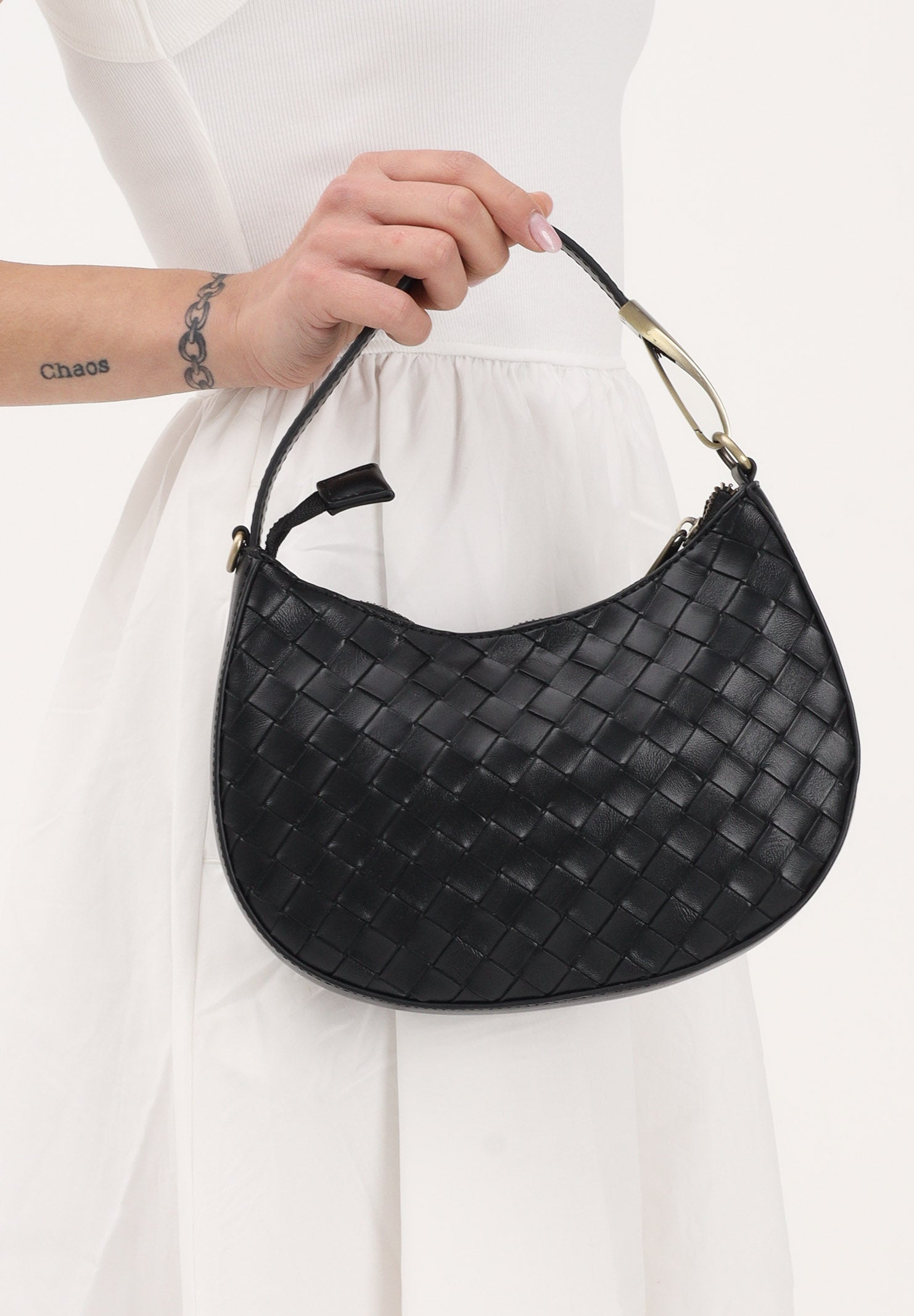 MARC ELLIS Borsa a mano Taylor M Plait nera da donna TAYLOR-M-PLAIT BL MARC ELLIS 