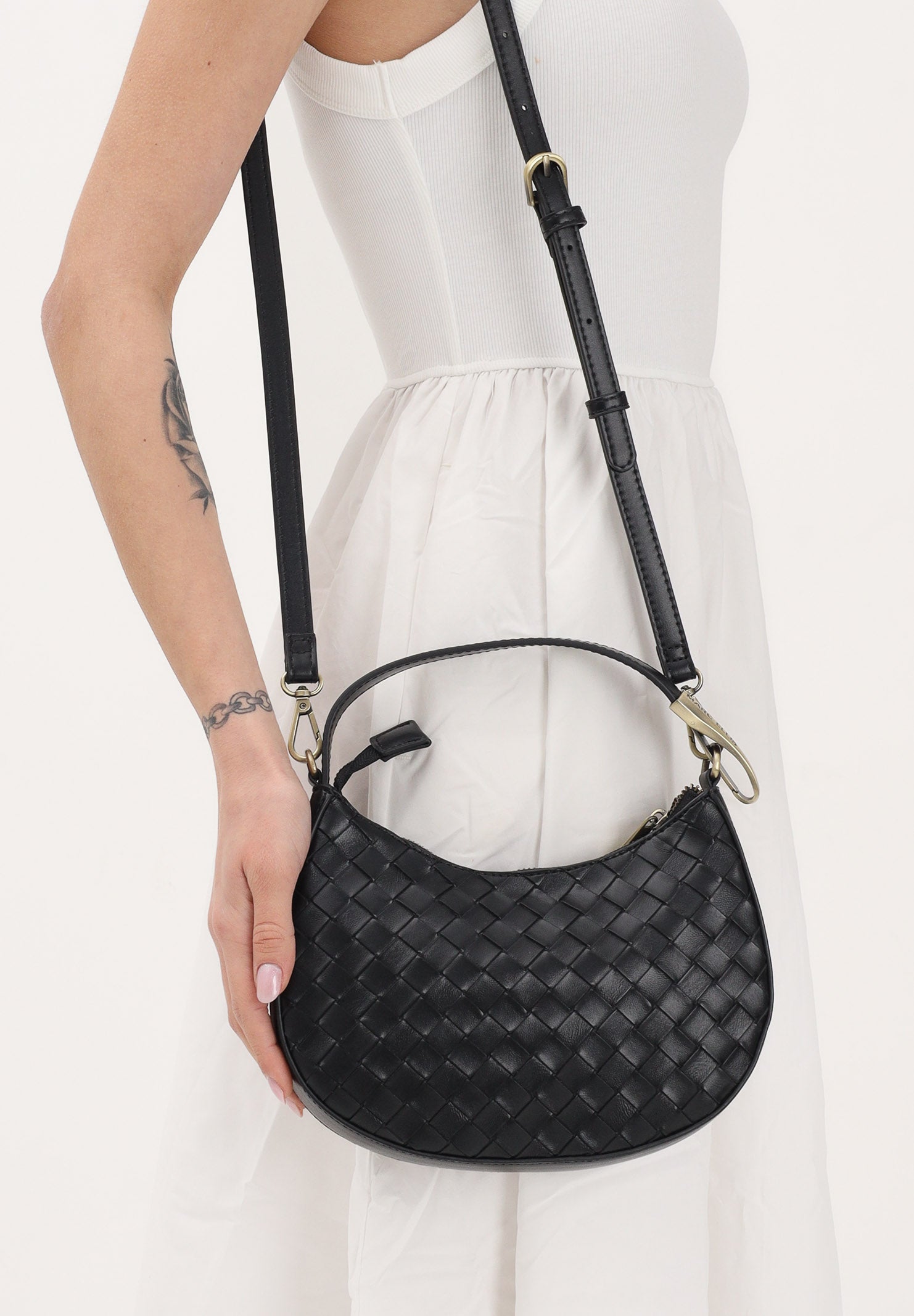 MARC ELLIS Borsa a mano Taylor M Plait nera da donna TAYLOR-M-PLAIT BL MARC ELLIS 