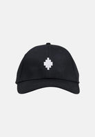 MARCELO BURLON COUNTY OF MILAN Cappello nero per uomo e donna con logo COMAF250182 . MARCELO BURLON COUNTY OF MILAN 
