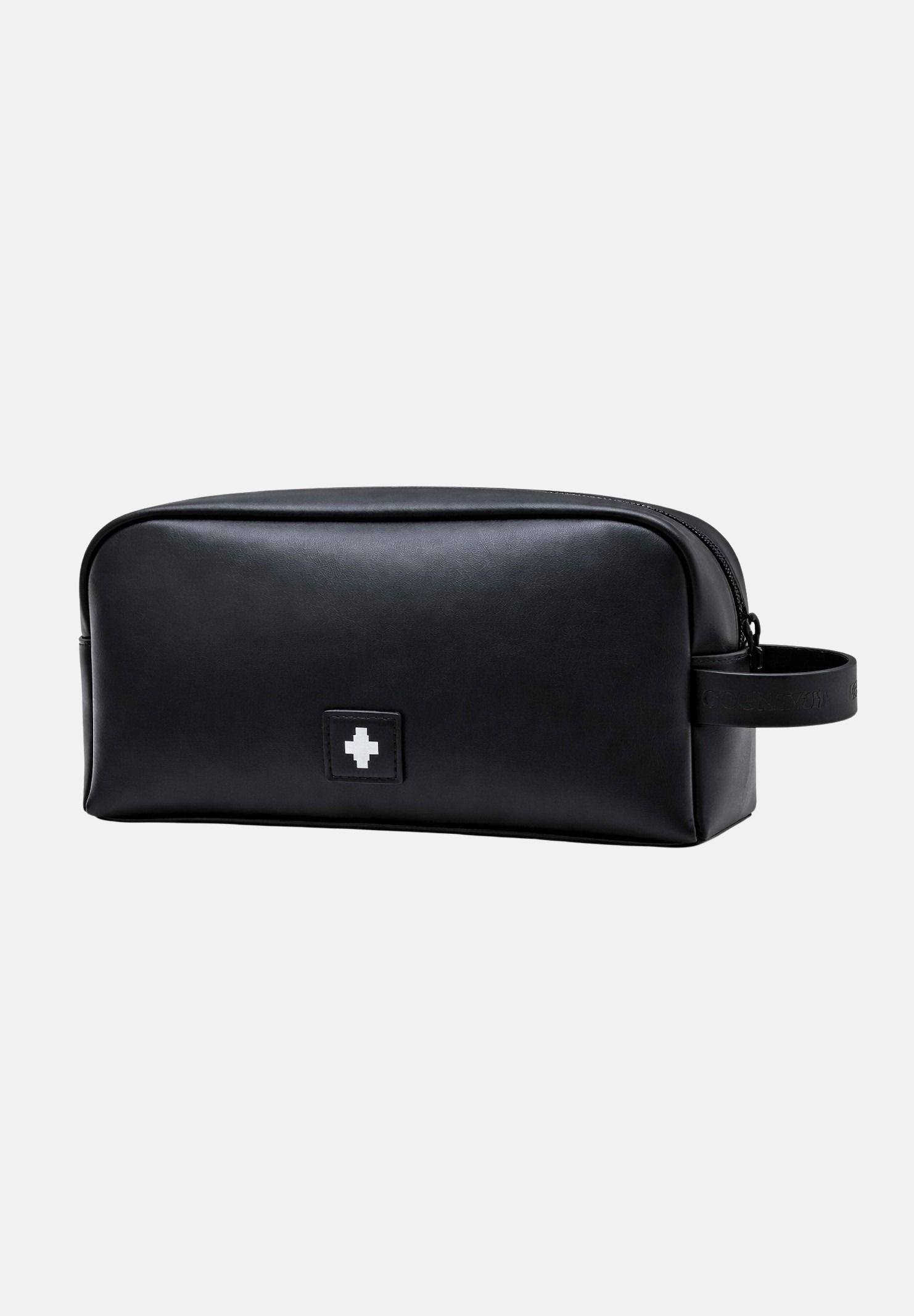 MARCELO BURLON COUNTY OF MILAN Pochette nera da uomo con stampa ali multicolor COMAS2603560895 . MARCELO BURLON COUNTY OF MILAN 