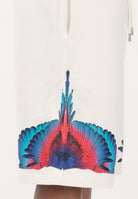MARCELO BURLON COUNTY OF MILAN Shorts panna da uomo con stampa S6CMMABE027 412 MARCELO BURLON COUNTY OF MILAN 