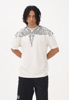 MARCELO BURLON COUNTY OF MILAN T-shirt a manica corta burro da uomo con stampa S6CMMATH010 412 MARCELO BURLON COUNTY OF MILAN 