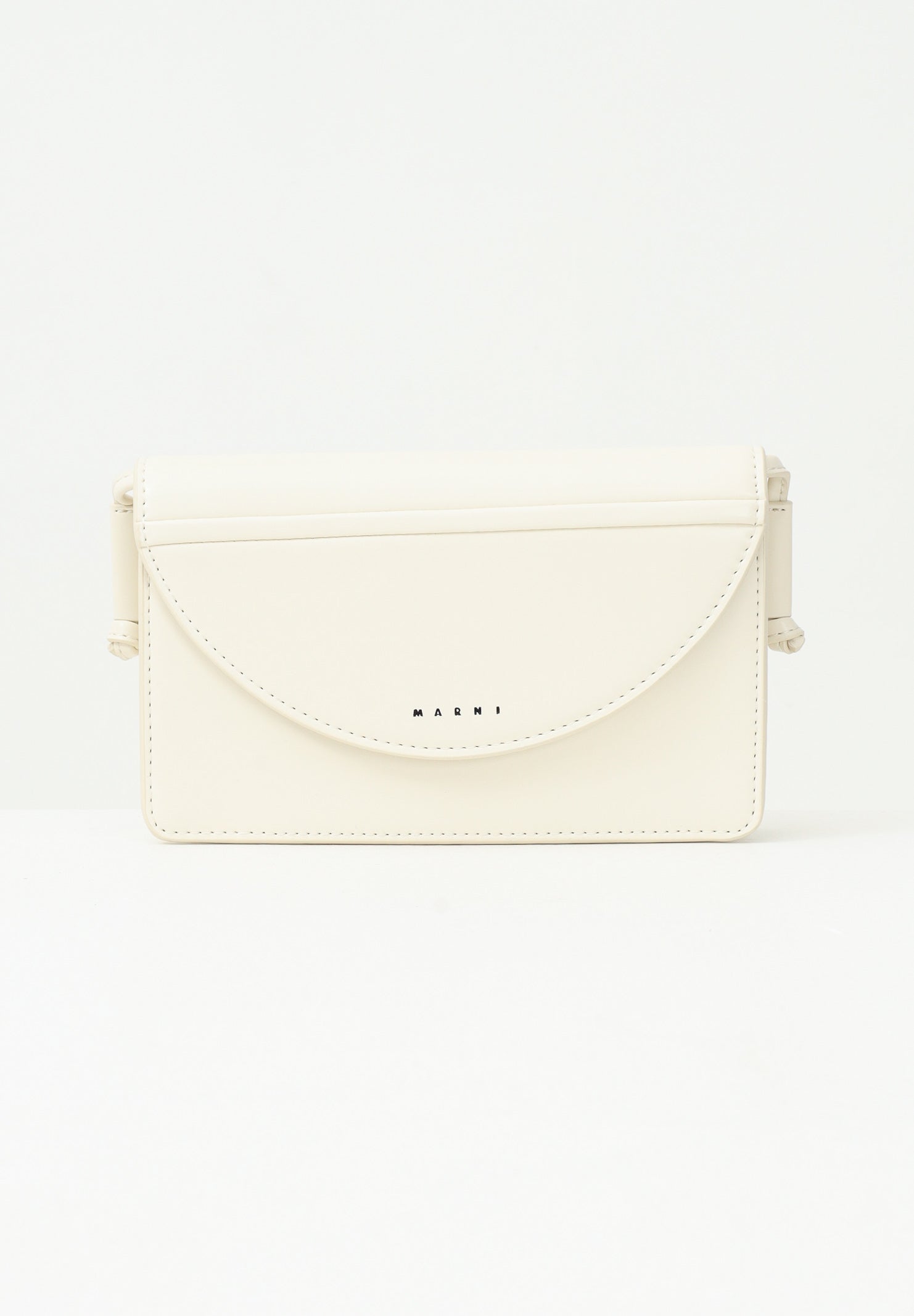 MARNI Borsa a tracolla panna da donna con logo M01256M00TK 0M221 MARNI 