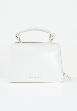 MARNI Borsa a mano bianca da donna con logo M01608M00TK 0M114 MARNI 