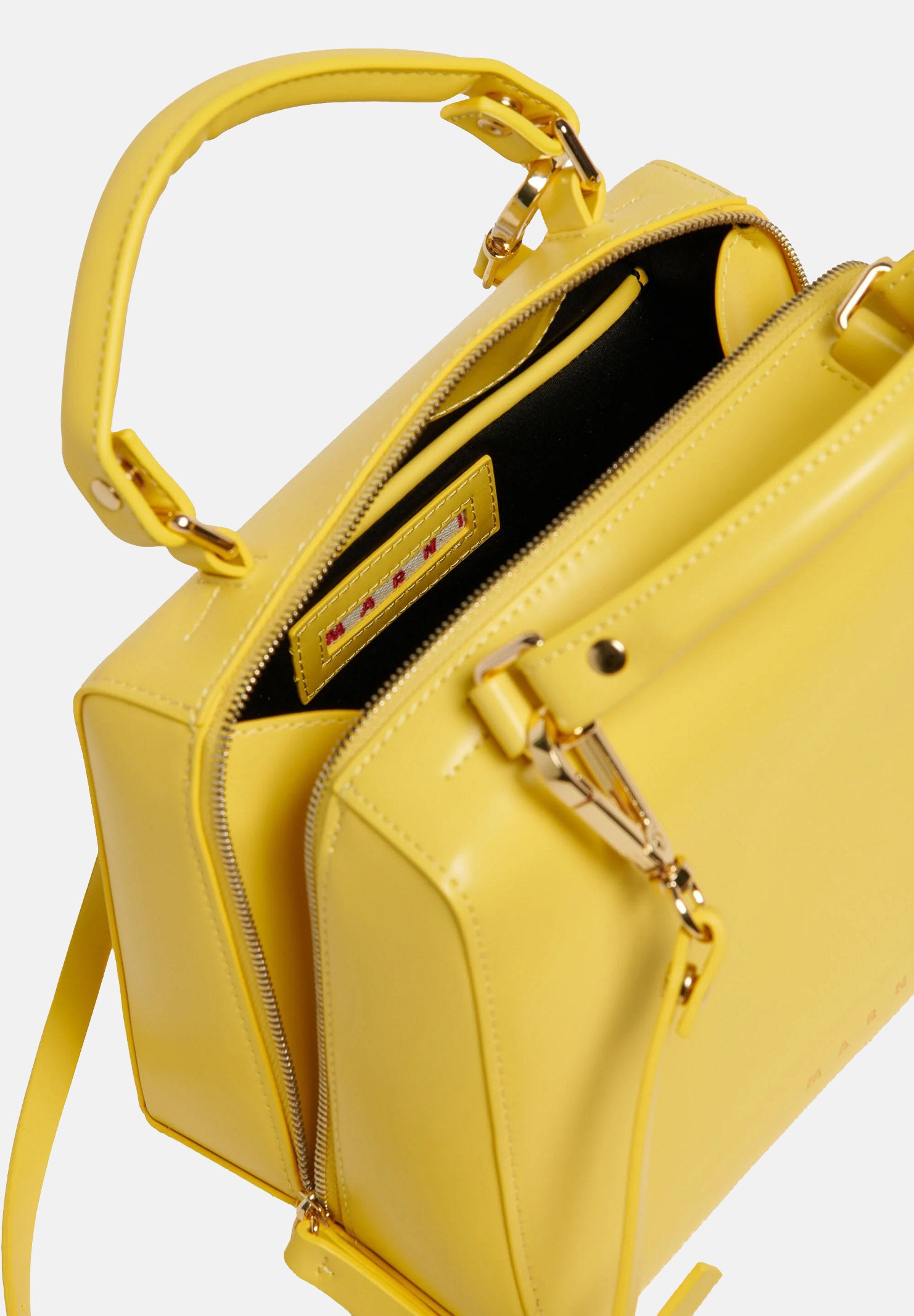 MARNI Borsa a mano gialla da donna con logo M01608M00TK 0M223 MARNI 