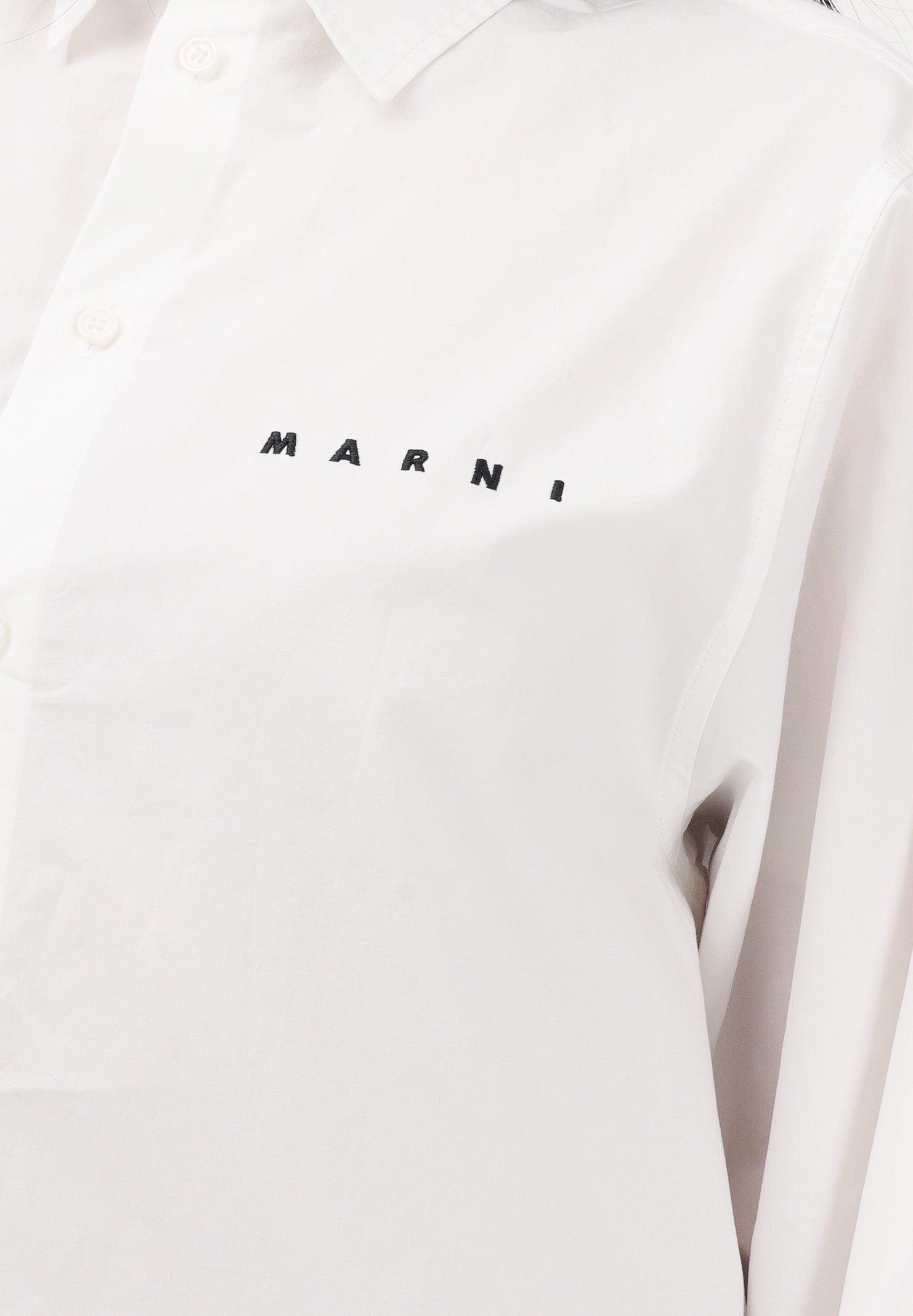 MARNI Camicia a manica lunga bianca per donna, ragazzi e bambini con logo M01628M00UW 0M114 MARNI 