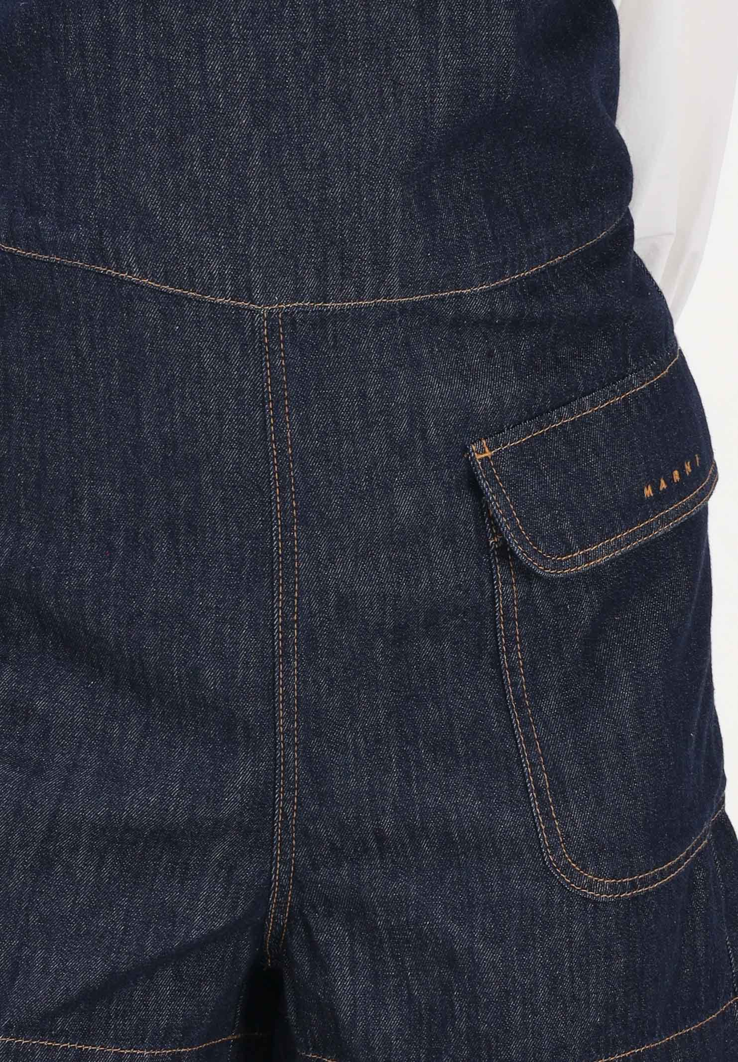 MARNI Salopette in denim blu per donna, ragazze e bambine M01732M00WG 0M01 MARNI 