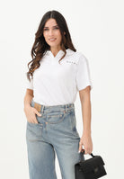MARNI Polo a manica corta bianca per donna, ragazzi e bambini con logo Marni M01770M00RF 0M100 MARNI 