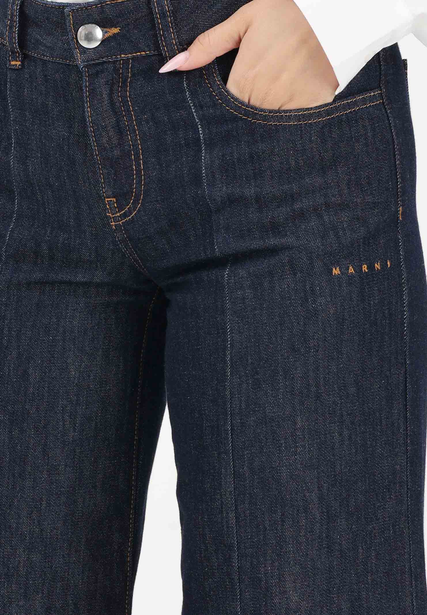 MARNI Jeans in denim blu per donna, ragazze e bambine M01808M00WG 0M01 MARNI 