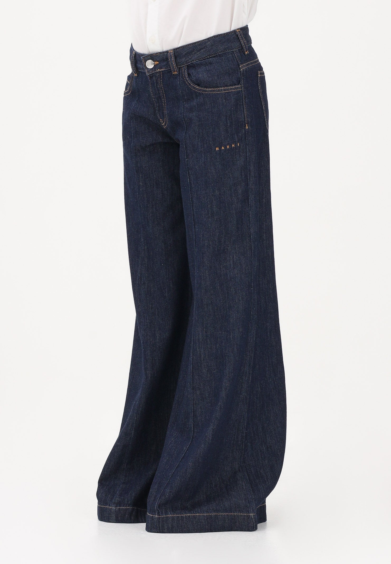 MARNI Jeans in denim blu per donna, ragazze e bambine M01808M00WG 0M01 MARNI 