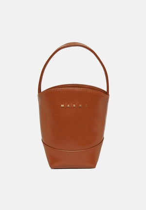MARNI Borsa a mano Flower Basket marrone da donna M01820M00TK 0M704 MARNI 