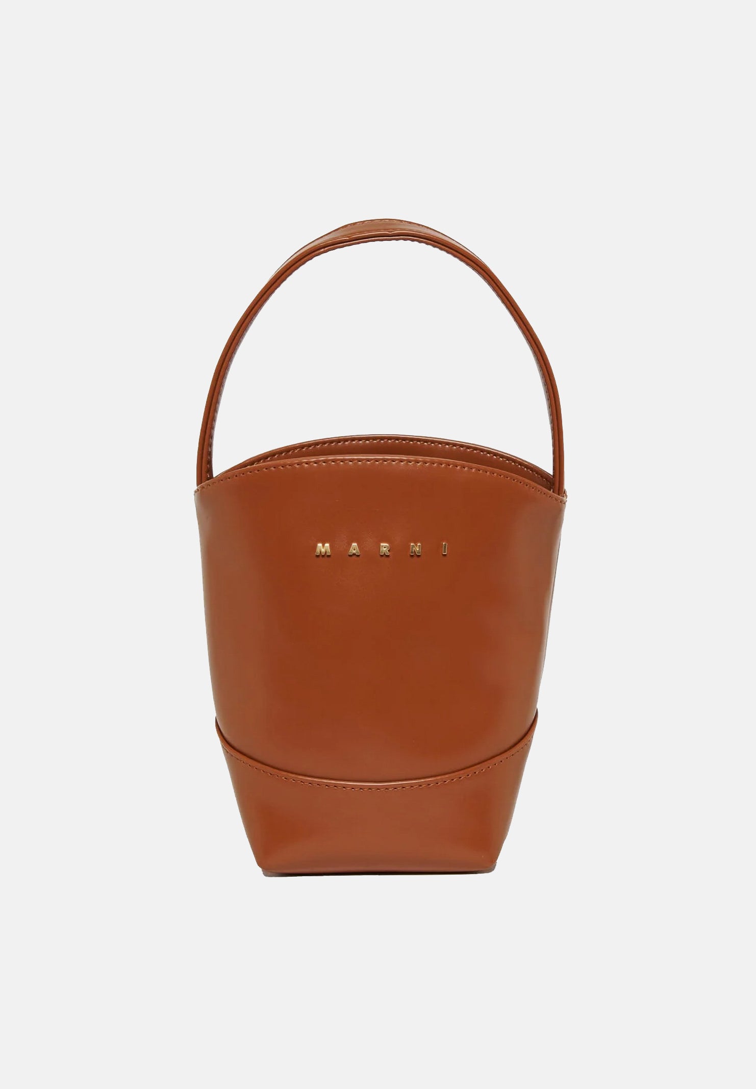 MARNI Borsa a mano Flower Basket marrone da donna M01820M00TK 0M704 MARNI 