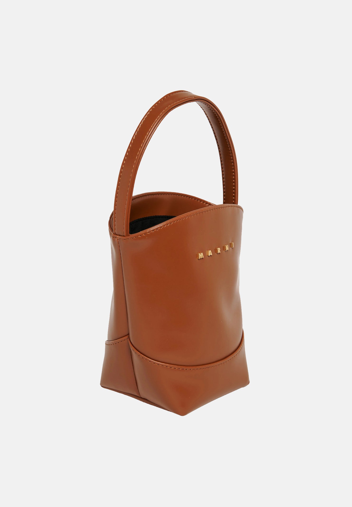 MARNI Borsa a mano Flower Basket marrone da donna M01820M00TK 0M704 MARNI 